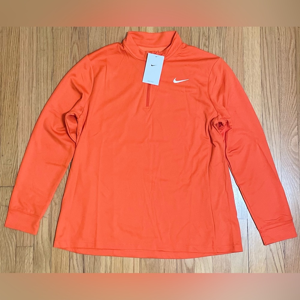 New Nike Women's Dri FIT UV Advantage 1/2 Zip Jacket,Size Women’s XL